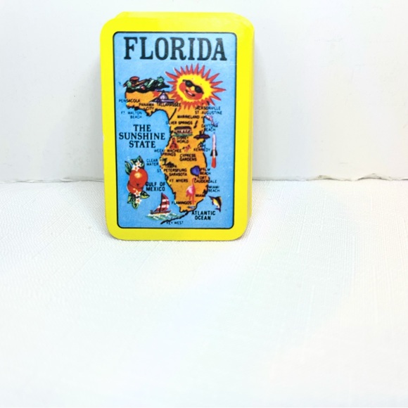 Florida Vintage Collectors Novelty Miniature Deck of Cards with Case - Picture 5 of 6